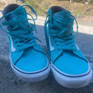 Women’s size 8 Teal Vans.